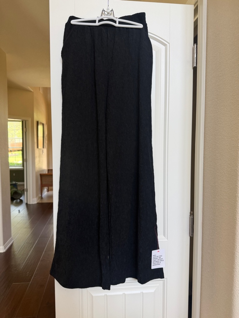 ASOS Black Maxi Wide-Leg Pants